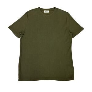 NN07 No Nationality Clive Tee Waffle Knit Shirt Men's Small